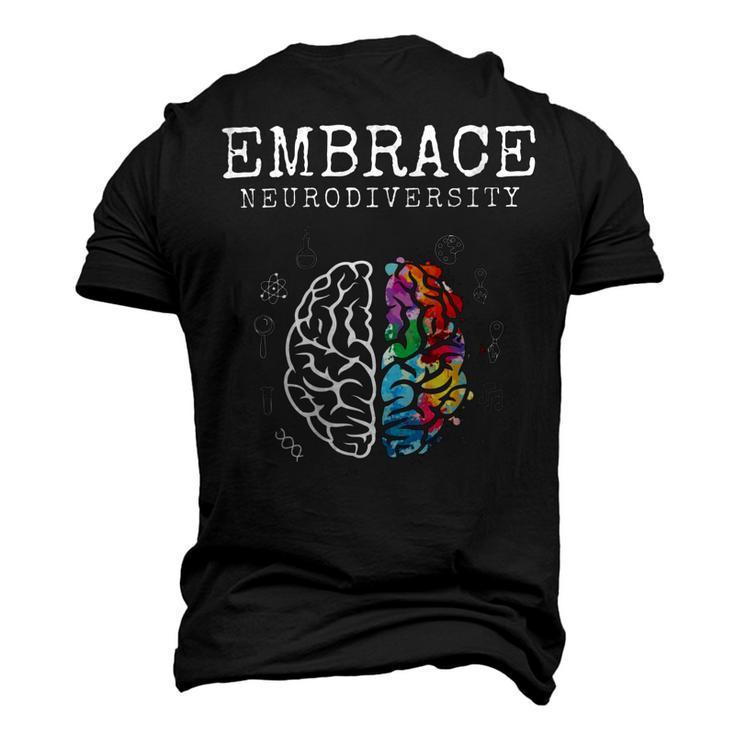 Embrace Neurodiversity Funny V2 Men's 3D Print Graphic Crewneck Short Sleeve T-shirt