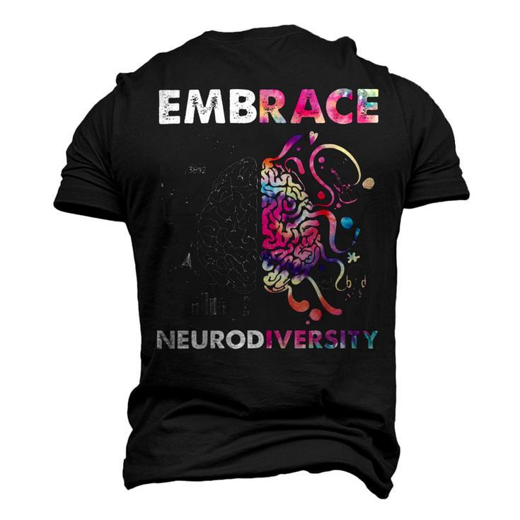 Embrace Neurodiversity Funny V4 Men's 3D Print Graphic Crewneck Short Sleeve T-shirt