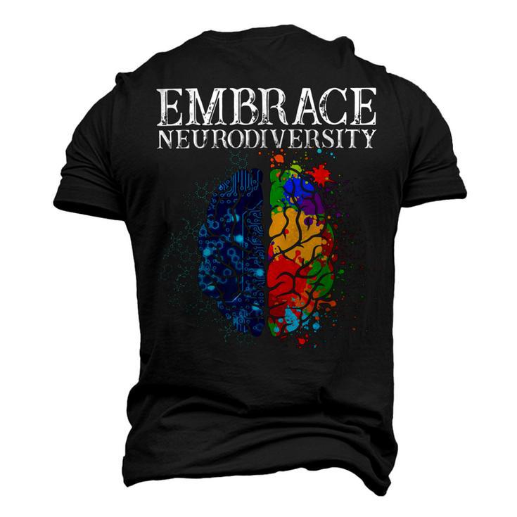 Embrace Neurodiversity Men's 3D Print Graphic Crewneck Short Sleeve T-shirt