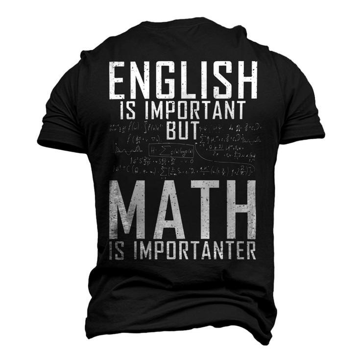 English Is Important But Math Is Importanter  Men's 3D Print Graphic Crewneck Short Sleeve T-shirt