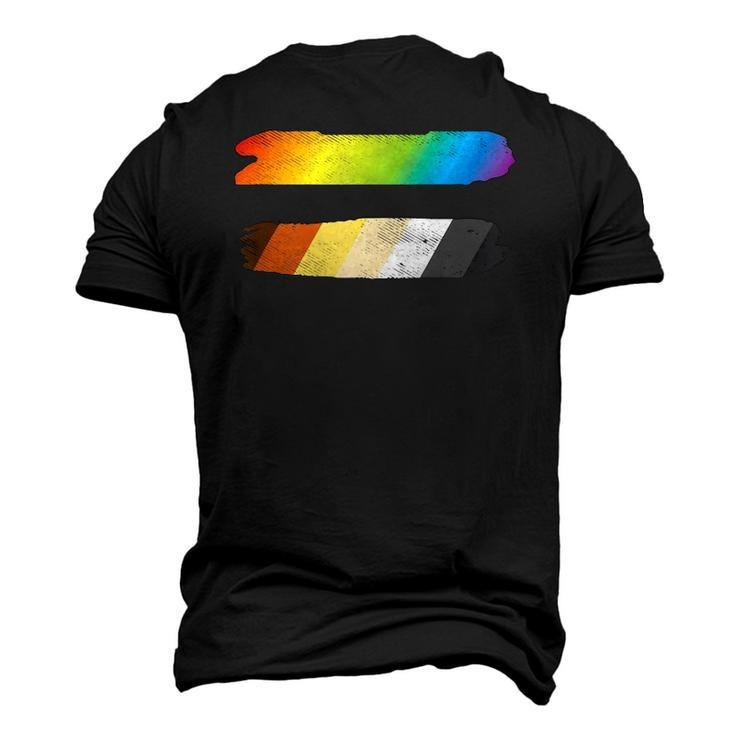 Mens Equal Sign Equality Lgbtq Gay Bear Flag Gay Pride Men Men's 3D T-Shirt Back Print