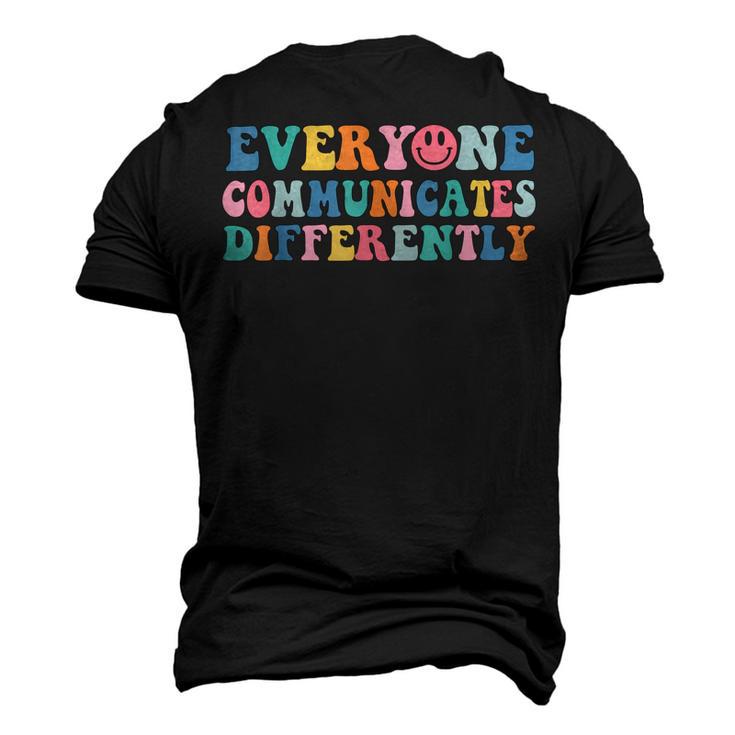 Everyone Communicates Differently V2 Men's 3D Print Graphic Crewneck Short Sleeve T-shirt