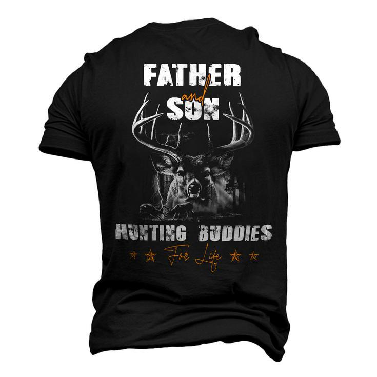 Father Grandpa And Son Hunting Buddies For Life S Day209 Family Dad Men's 3D Print Graphic Crewneck Short Sleeve T-shirt