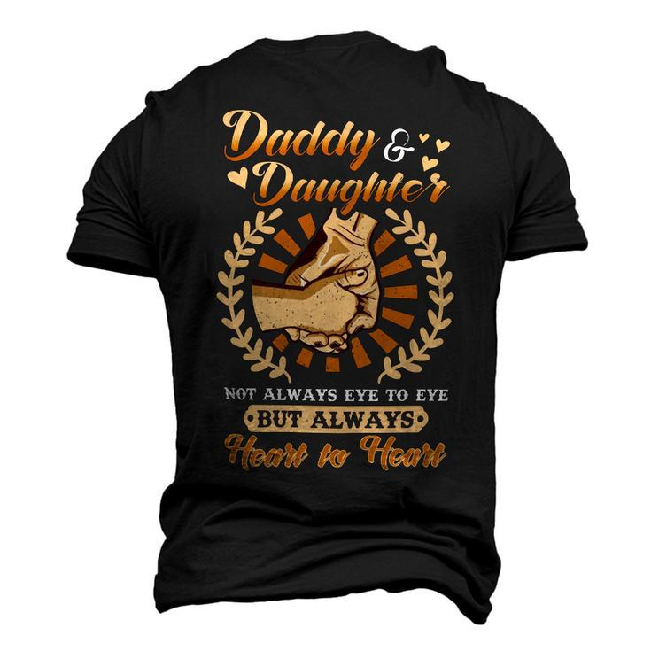 Father Grandpa Daddy And Daughter But Always Heart To Heart 103 Family Dad Men's 3D Print Graphic Crewneck Short Sleeve T-shirt