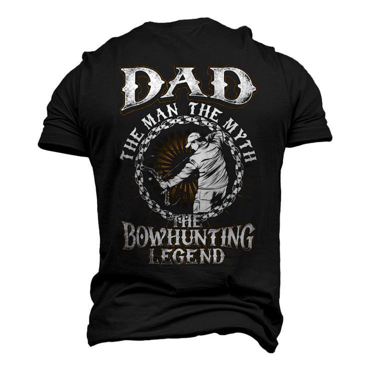 Father Grandpa Dadthe Bowhunting Legend S73 Family Dad Men's 3D Print Graphic Crewneck Short Sleeve T-shirt
