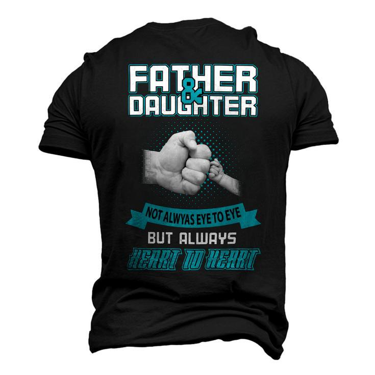 Father Grandpa Fatherdaughter Not Aways Eye To Eye 185 Family Dad Men's 3D Print Graphic Crewneck Short Sleeve T-shirt
