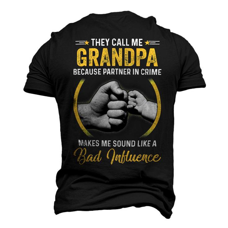 Father Grandpa For Men Funny Fathers Day They Call Me Grandpa 5 Family Dad Men's 3D Print Graphic Crewneck Short Sleeve T-shirt