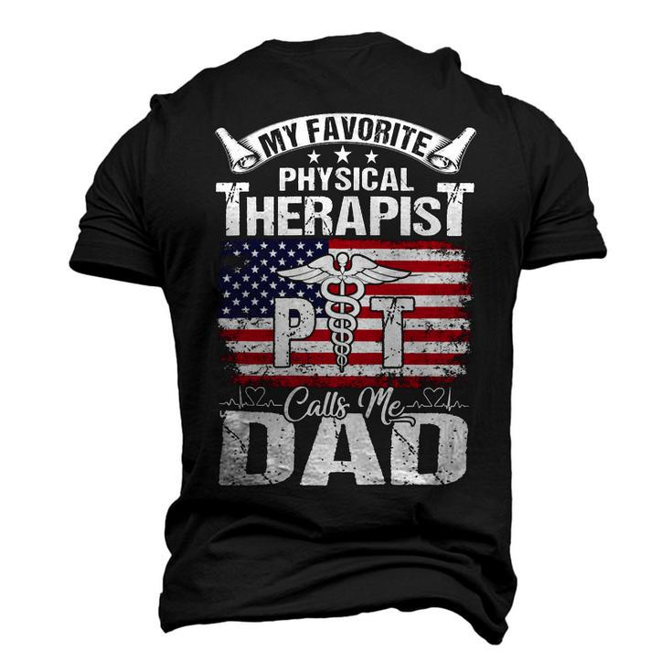 Father Grandpa My Favorite Physical Therapist Calls Me Dad S Day 510 Family Dad Men's 3D Print Graphic Crewneck Short Sleeve T-shirt