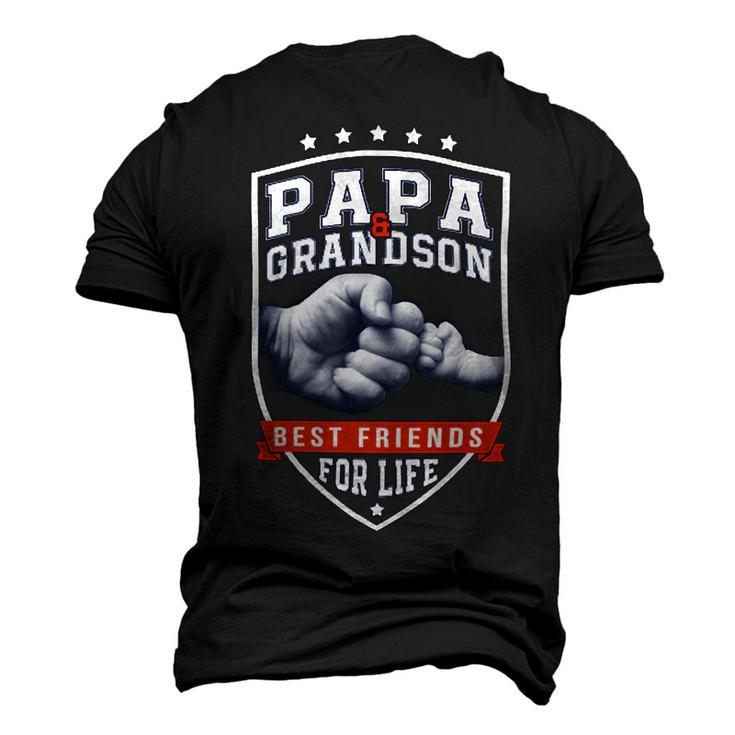 Father Grandpa Papa And Grandson Bestfor Day74 Family Dad Men's 3D Print Graphic Crewneck Short Sleeve T-shirt