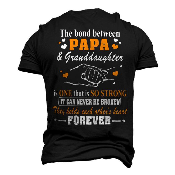 Father Grandpa The Bond Between Papagranddaughter Os One 105 Family Dad Men's 3D Print Graphic Crewneck Short Sleeve T-shirt