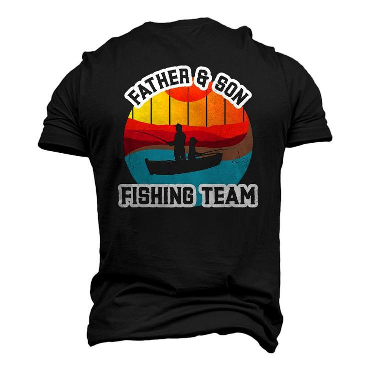 Father And Son Fishing Team Fathers Day Men's 3D T-Shirt Back Print