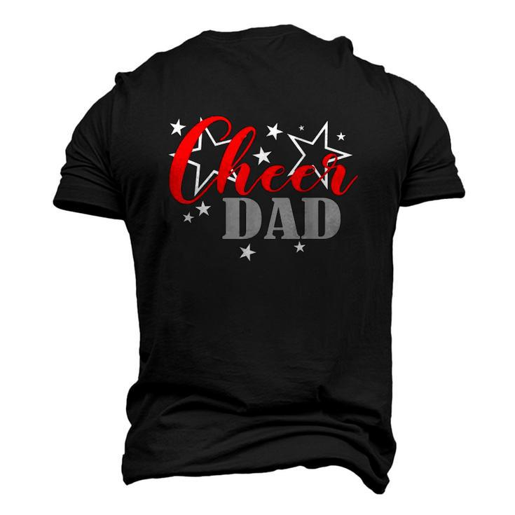 Fathers Day Cheerleader Proud Cheer Dad Supporter Men's 3D T-Shirt Back Print