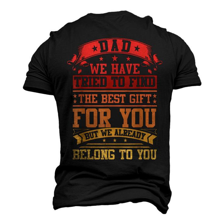 Fathers Day Dad From Daughter Son Wife Kids For Daddy Men's 3D T-shirt Back Print