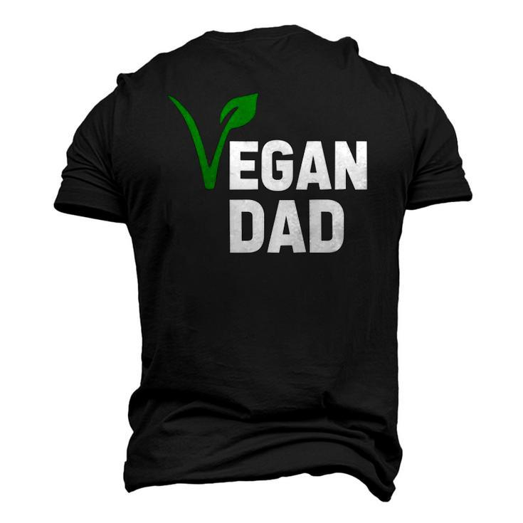 Fathers Day Veganism Vegan Dad Men's 3D T-Shirt Back Print