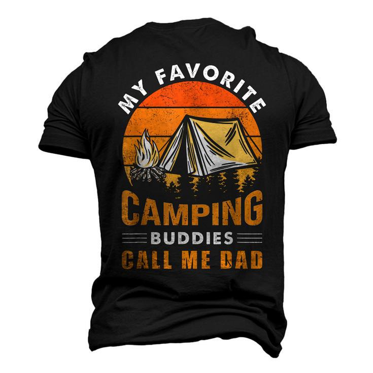 My Favorite Camping Buddies Call Me Dad Vintage Fathers Day V3 Men's 3D T-shirt Back Print