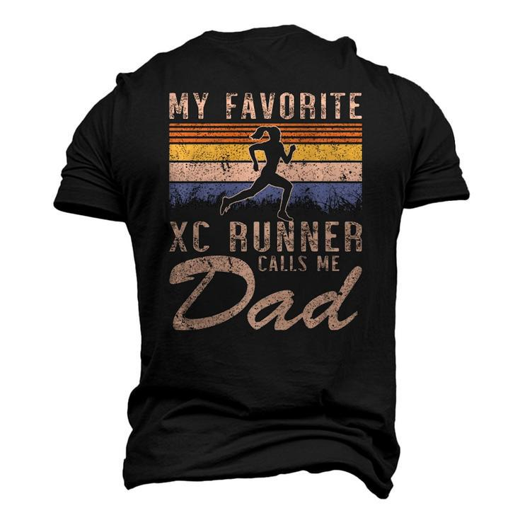 My Favorite Cross Country Runner Calls Me Dad Running Girl Men's 3D T-Shirt Back Print