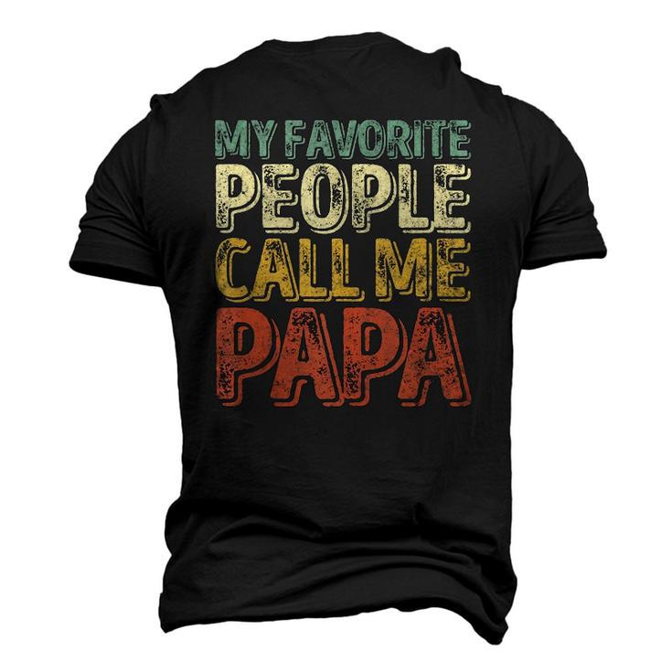 Mens My Favorite People Call Me Papa Christmas Men's 3D T-Shirt Back Print