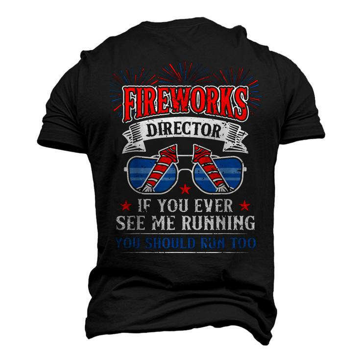 Fireworks Director 4Th Of July Patriotic Men's 3D T-shirt Back Print