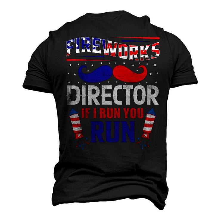 Fireworks Director If I Run You Run Men's 3D Print Graphic Crewneck Short Sleeve T-shirt