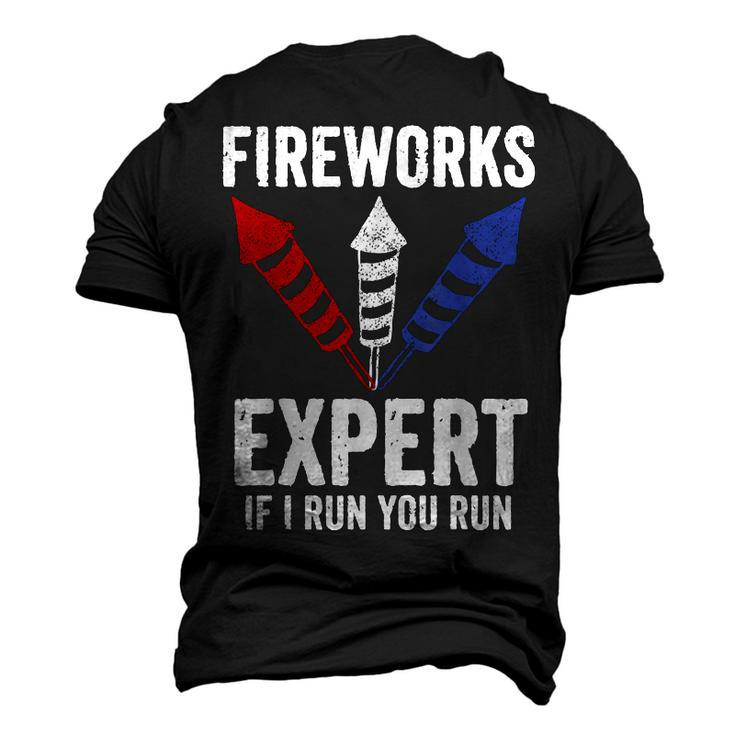 Fireworks Expert 4Th Of July If I Run You Run Men's 3D T-shirt Back Print