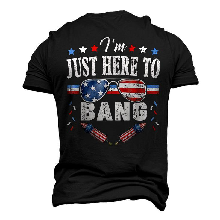 Fourth Of July 4Th Of July Im Just Here To Bang Men's 3D T-shirt Back Print