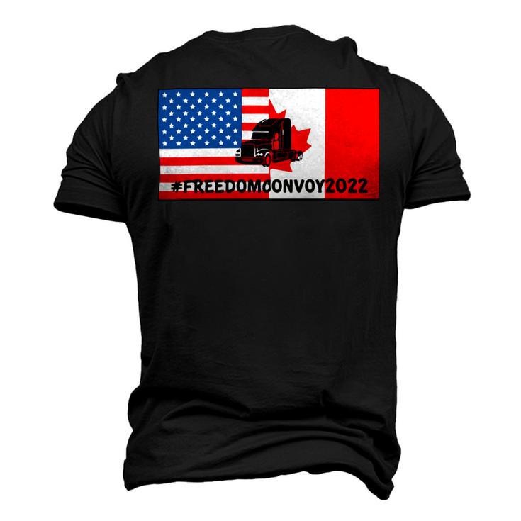 Freedom Convoy V2 Men's 3D Print Graphic Crewneck Short Sleeve T-shirt