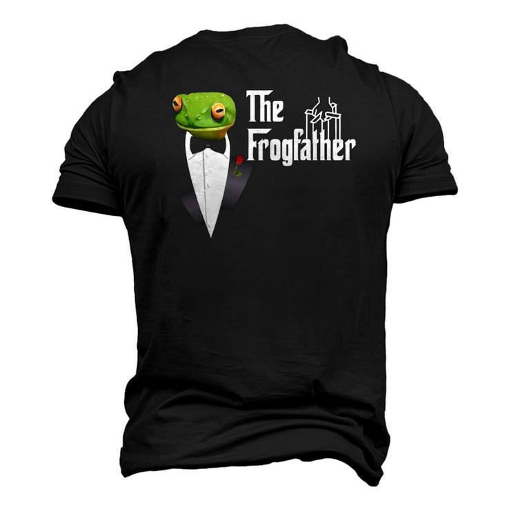 Frog Father Or Frogfather For Frogs Fan Frog Lovers Men's 3D T-Shirt Back Print
