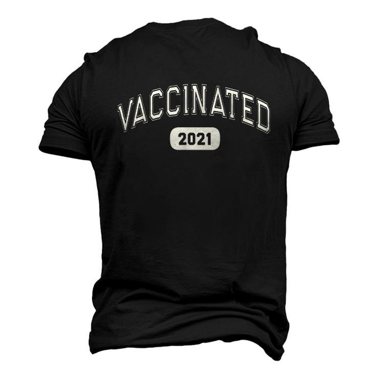 Fully VACCINATED 2021 Pro Science I Got Vaccine Shot Red  Men's 3D Print Graphic Crewneck Short Sleeve T-shirt