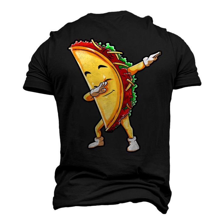 Funny Dabbing Taco Cinco De May Mexican Food Men's 3D Print Graphic Crewneck Short Sleeve T-shirt