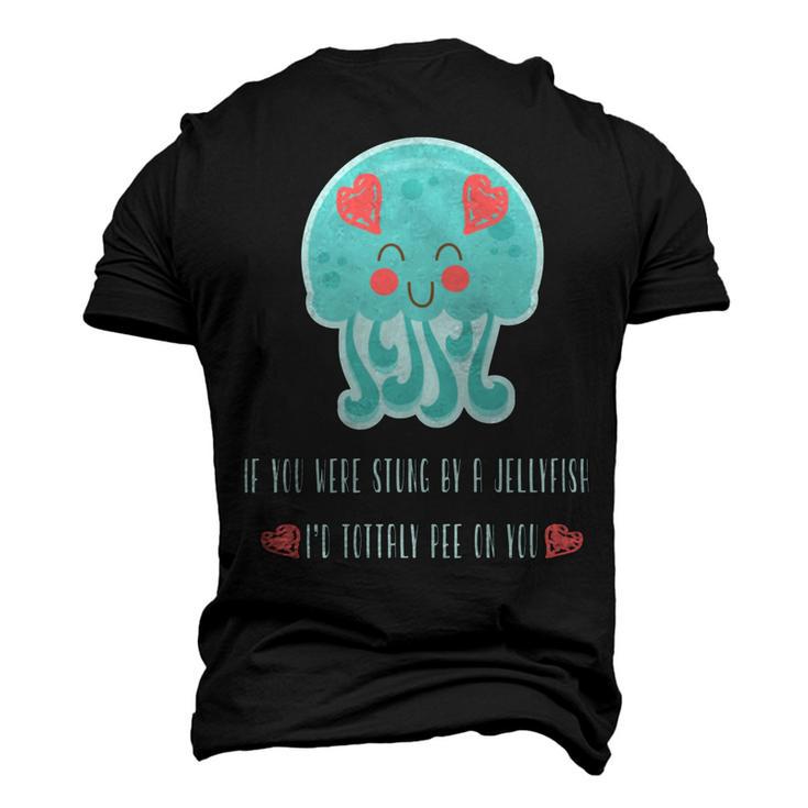 Funny Jellyfish Sting  Valentines Day  Gift For Love Men's 3D Print Graphic Crewneck Short Sleeve T-shirt