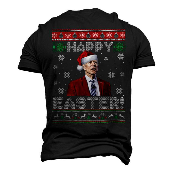 Funny Joe Biden Happy Easter Ugly Christmas Men's 3D Print Graphic Crewneck Short Sleeve T-shirt