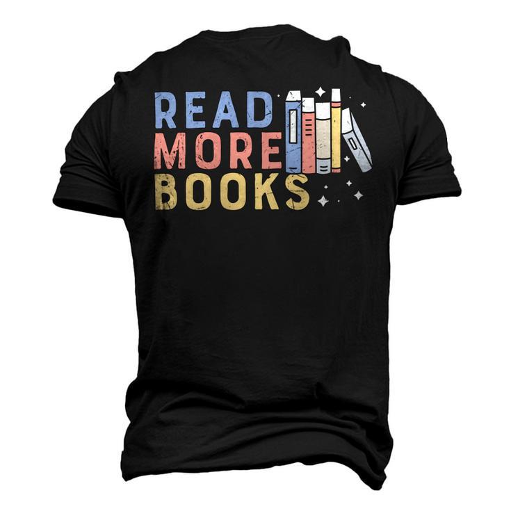 Funny  Read More Books Gift Men's 3D Print Graphic Crewneck Short Sleeve T-shirt