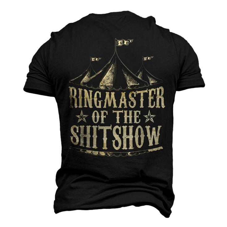 Funny Ringmaster Of The Shitshow Circus Staff Shit Show Men's 3D Print Graphic Crewneck Short Sleeve T-shirt