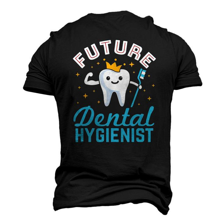 Future Dental Hygienist Hygiene Student Rdh Tooth Toothbrush Men's 3D T-Shirt Back Print
