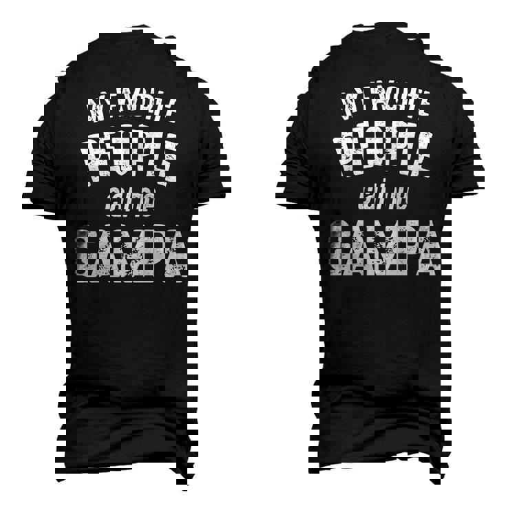 Gampa Grandpa My Favorite People Call Me Gampa Men's 3D T-shirt Back Print