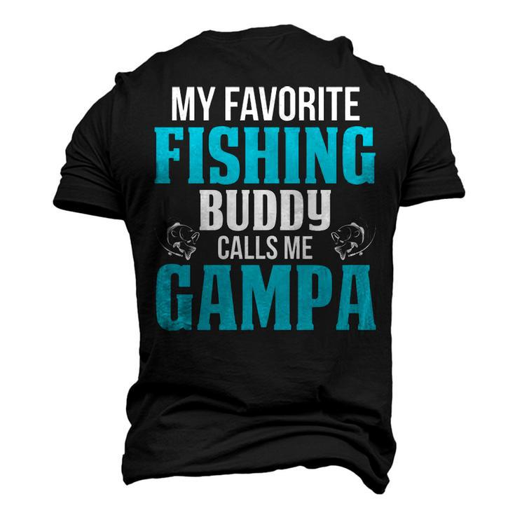 Gampa Grandpa Fishing My Favorite Fishing Buddy Calls Me Gampa Men's 3D T-shirt Back Print