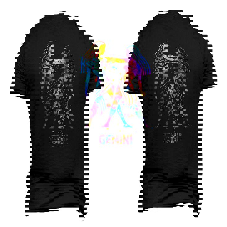 Gemini Zodiac Sign Constellations Men's 3D T-Shirt Back Print