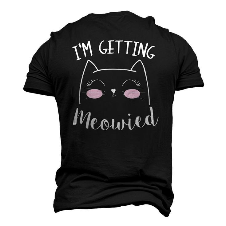 I Am Getting Meowied Cat Lover Men's 3D T-Shirt Back Print