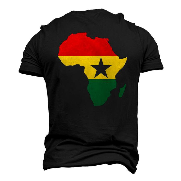 Ghana Ghanaian Africa Map Flag Pride Football Soccer Jersey Men's 3D T-Shirt Back Print
