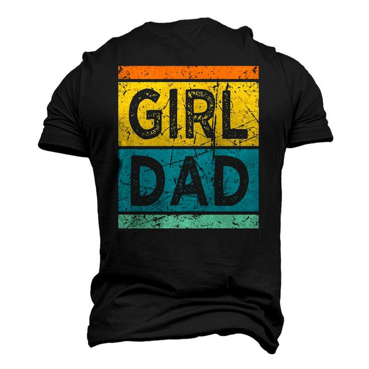 Girl Dad With Daughters For Men Men's 3D T-Shirt Back Print