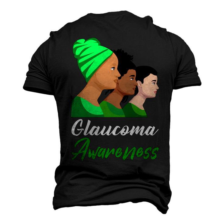 Glaucoma Awareness  Green Women  Glaucoma  Glaucoma Awareness Men's 3D Print Graphic Crewneck Short Sleeve T-shirt