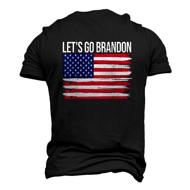 Lets Go Brandon American Flag Vintage Anti Bien Club Men's 3D T-Shirt Back Print