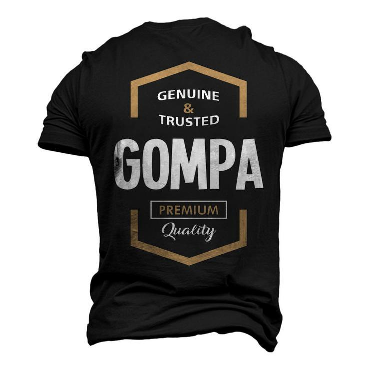 Gompa Grandpa Genuine Trusted Gompa Premium Quality Men's 3D T-shirt Back Print