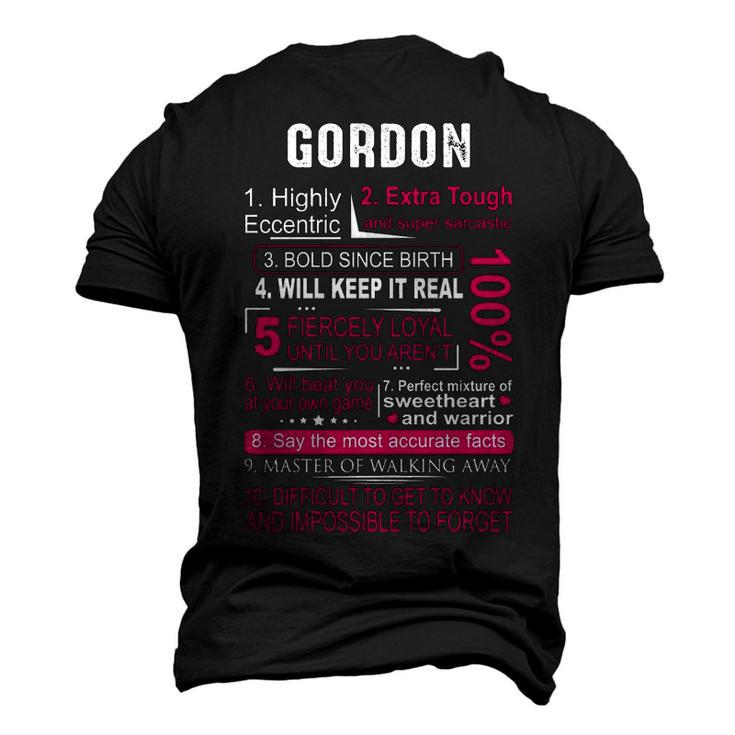 Gordon Name Gordon Name Men's 3D T-shirt Back Print