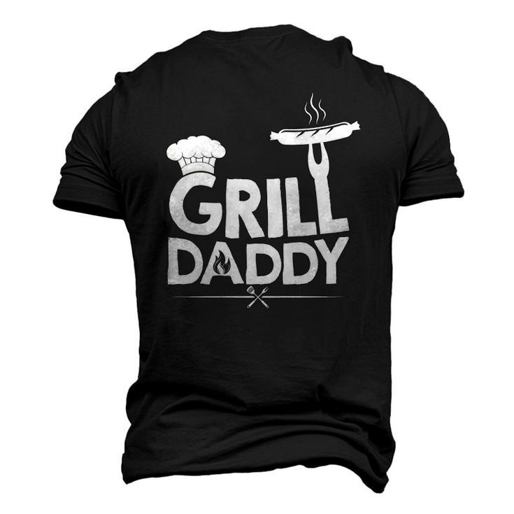 Grill Daddy Grill Father Grill Dad Fathers Day Men's 3D T-Shirt Back Print