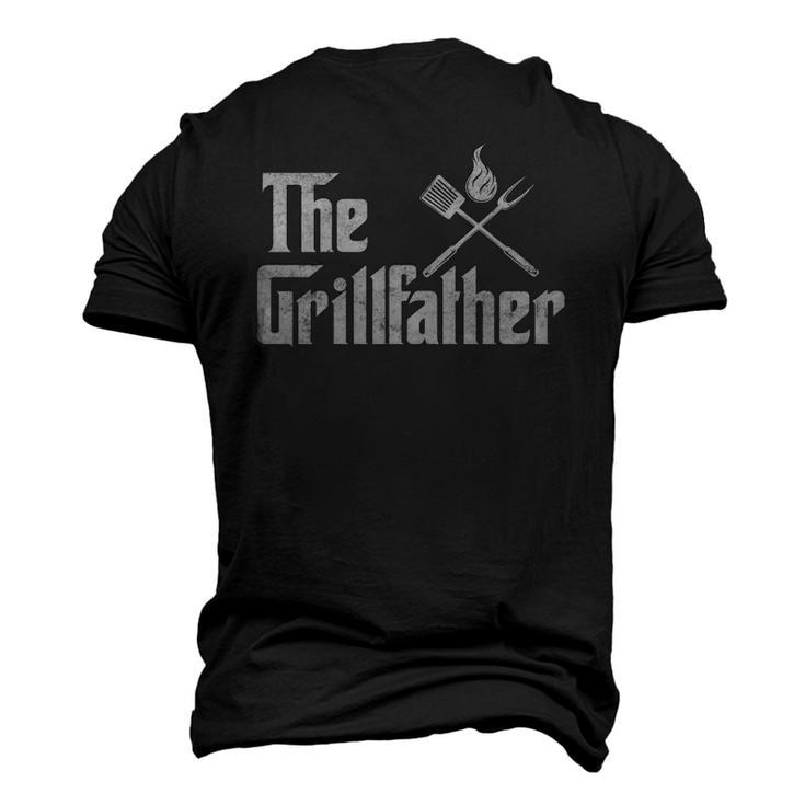 The Grillfather Dad Bbq Men's 3D T-Shirt Back Print