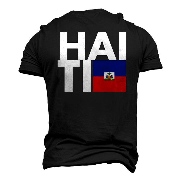 Haiti Flag Haiti Nationalist Haitian Men's 3D T-Shirt Back Print