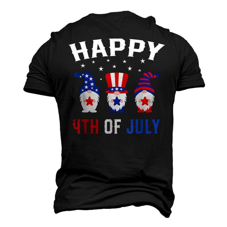 Happy 4Th Of July Gnomes Patriotic American Flag Cute Gnomes Men's 3D T-shirt Back Print