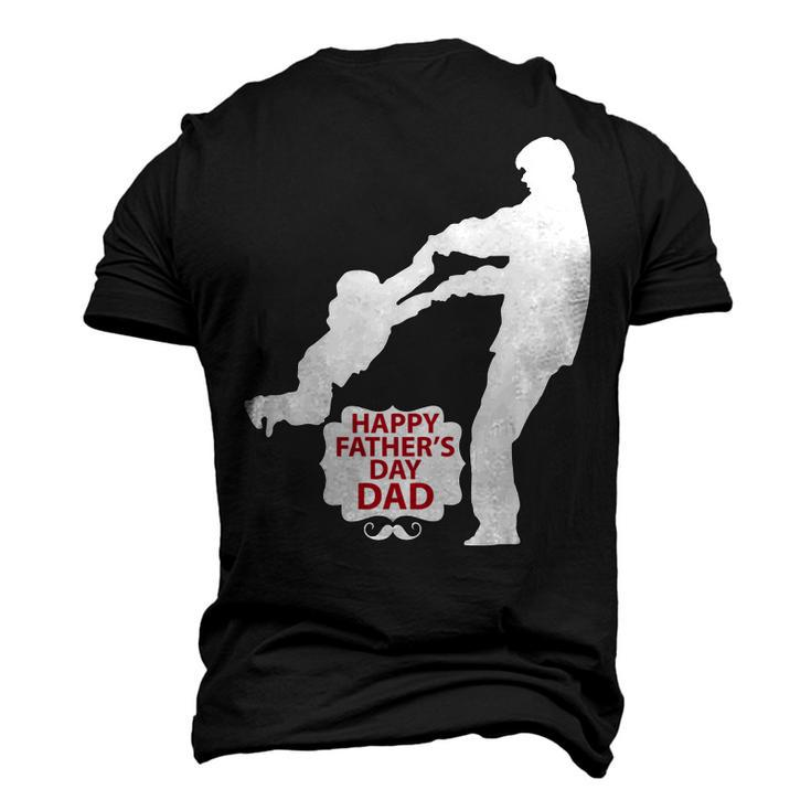 Happy Father Day Papa T-Shirt Fathers Day Gift Men's 3D Print Graphic Crewneck Short Sleeve T-shirt