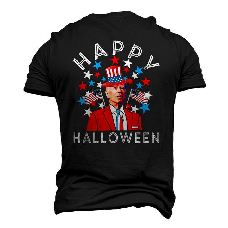 Happy Halloween Joe Biden 4Th Of July Memorial Independence Men's 3D T-Shirt Back Print